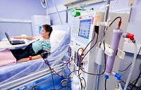 A diagram of Haemodialysis